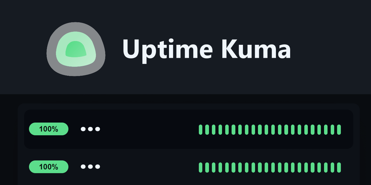 Uptime-kuma screenshot 1