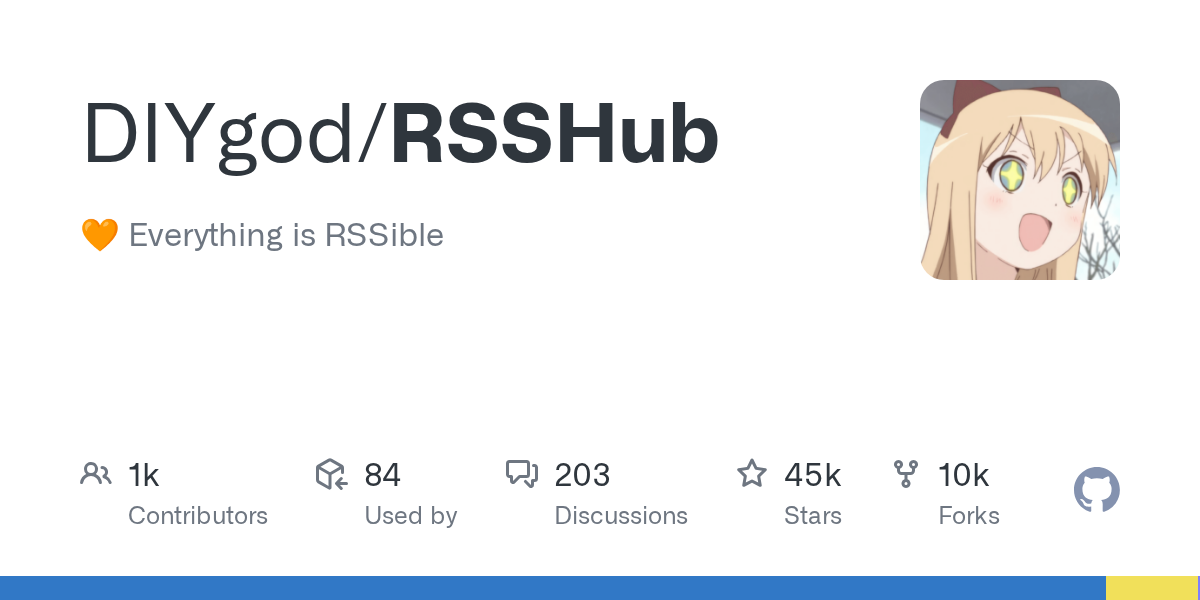 Rsshub screenshot 1