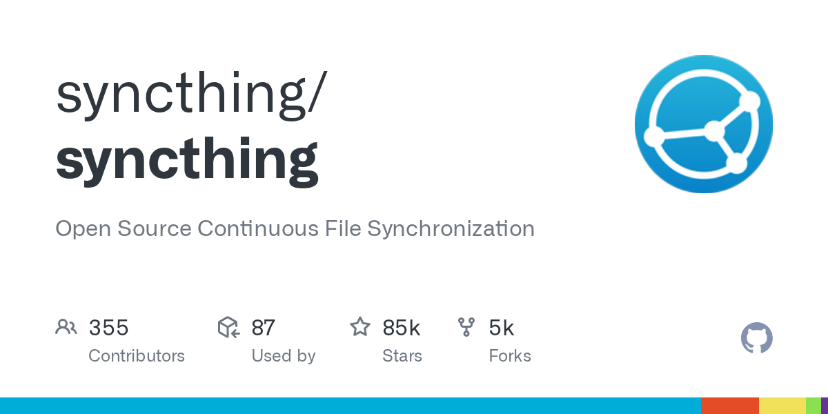 Syncthing screenshot 1