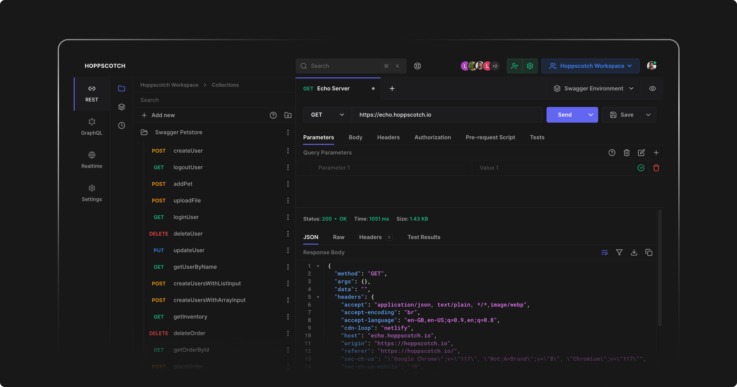Hoppscotch-community-edition screenshot 1
