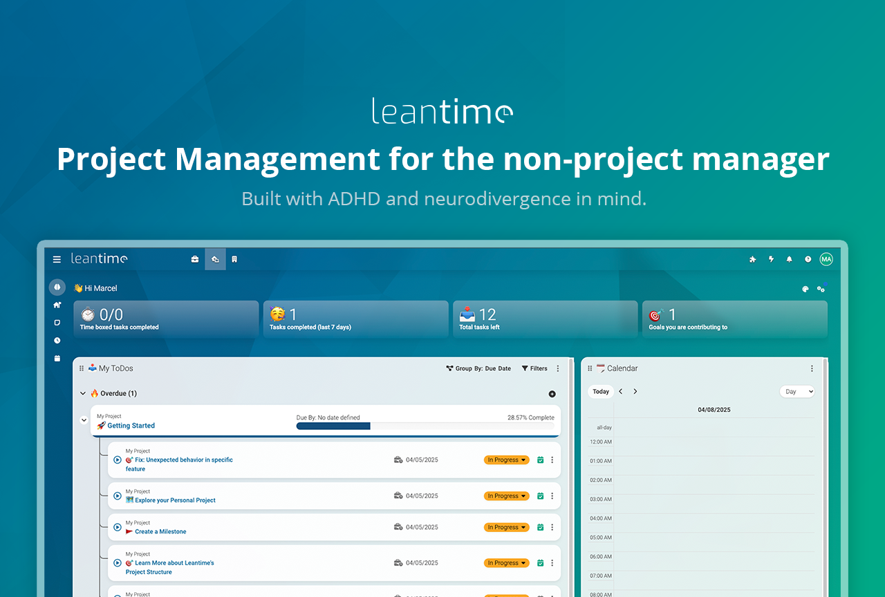 Leantime screenshot 1