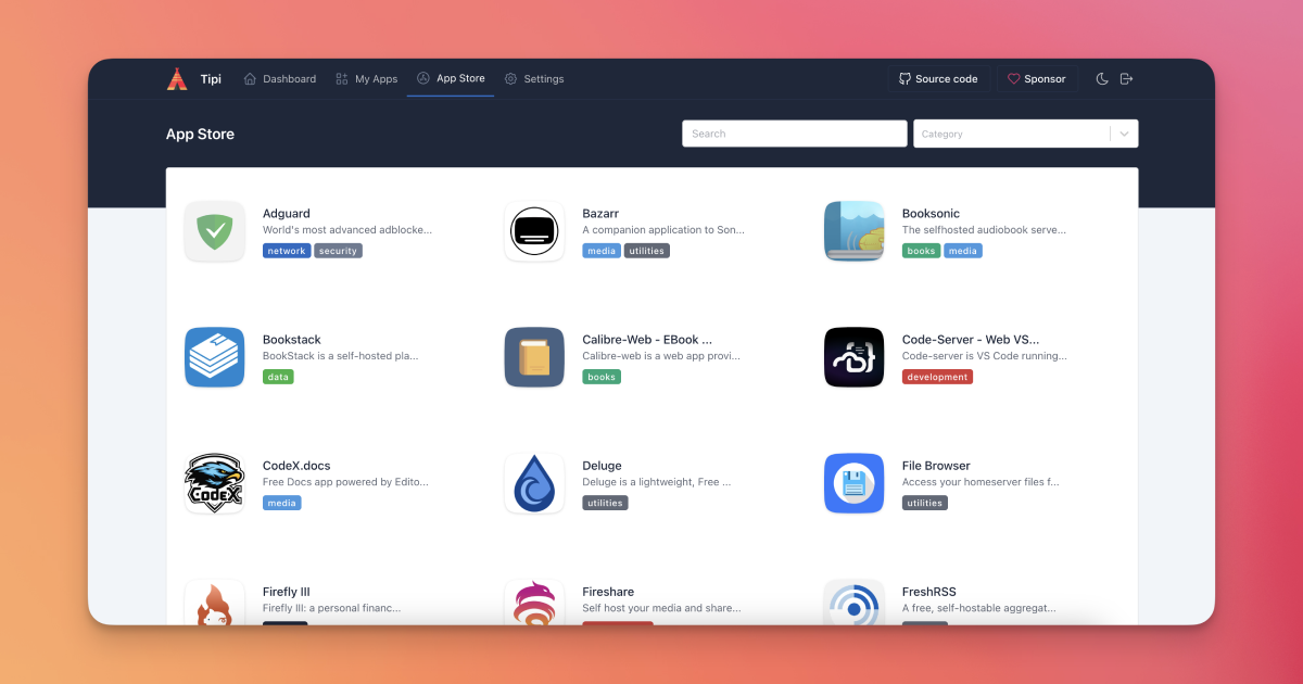 Tipi screenshot 1
