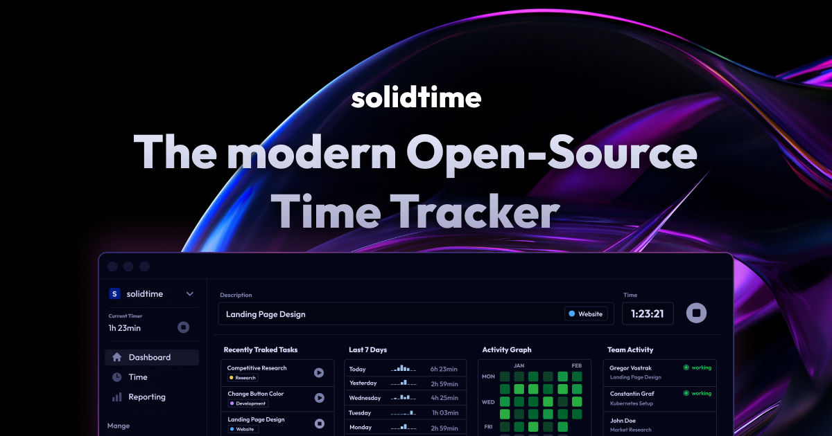 Solidtime screenshot 1