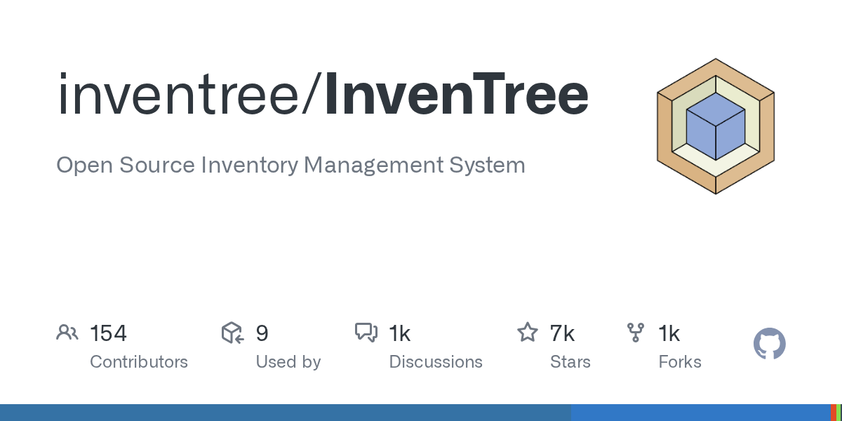 Inventree screenshot 1