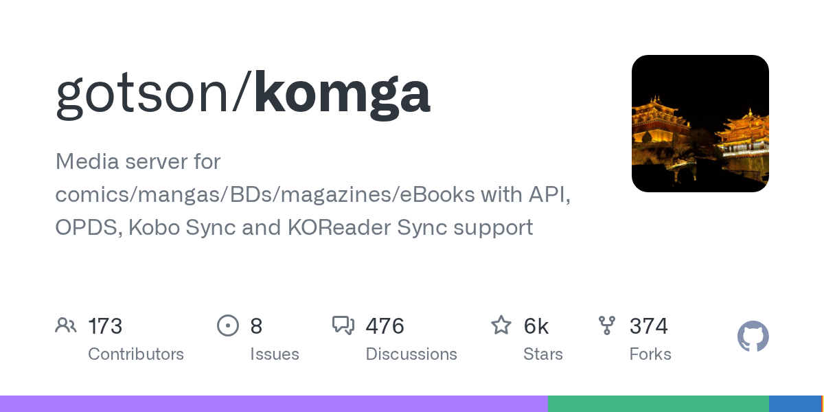Komga screenshot 1